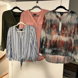 A.n.a Blouse Collection - Pink, Blue, Multicolor